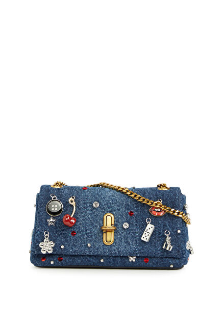 Trinket Mini Mavi Denim Çanta