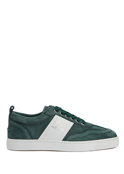 Retero Koyu Yeşil Erkek Nubuk Deri Sneaker