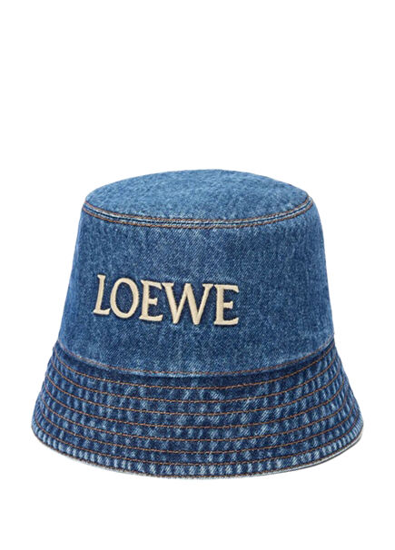 Navy Blue Women's Denim Bucket Hat