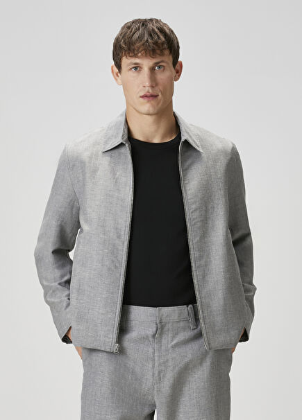 Grey Wool Coat