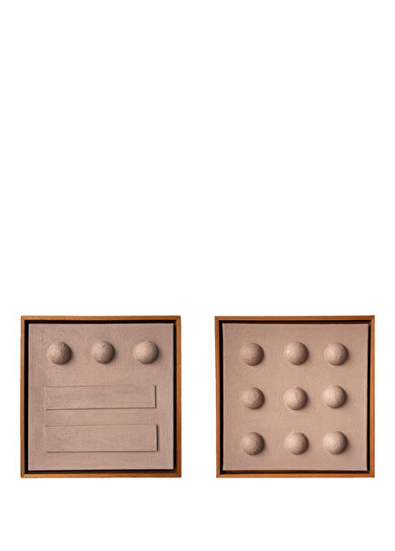 Dots&Lines Ahşap 2'li Tablo Seti