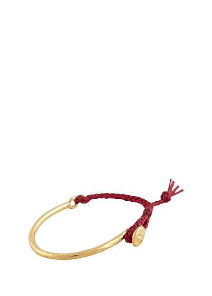 Wish Red String Gold Plated Women's Bracelet