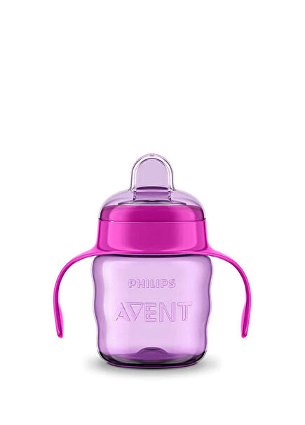 Educational Spill-Proof Purple Sippy Cup 200 ml