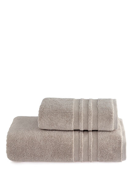 Prestige Bej Pamuklu 2'li Banyo Havlusu Seti 