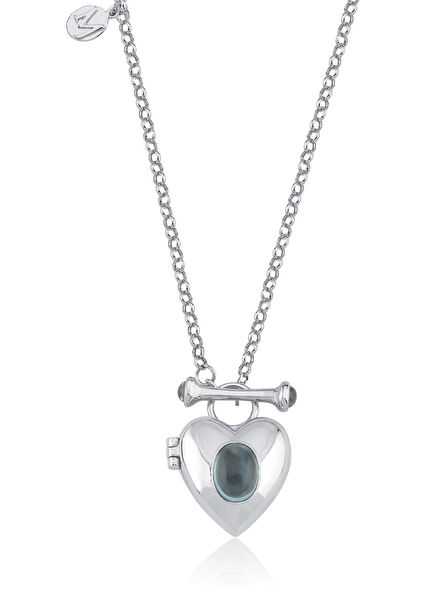 Heart Locket 14 Ayar Altın Kadın Kolye