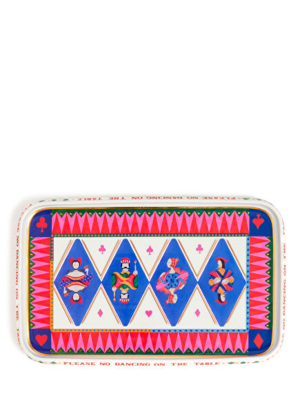 Shekou Renkli Porselen Dekoratif Tepsi