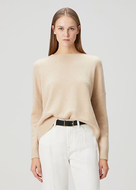 Amelie Beige Cashmere Knitwear