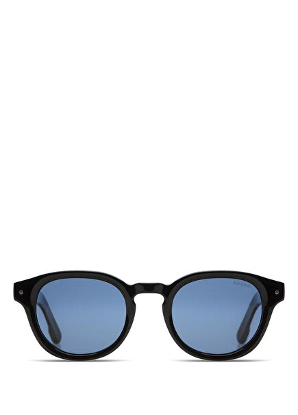 Riley Black Acetate Unisex Sunglasses