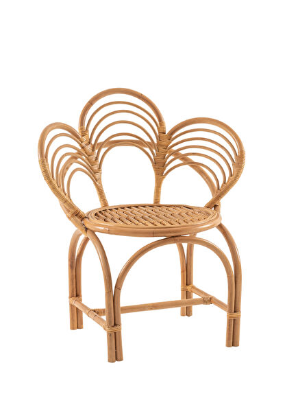 Bamboo Half Moon Garden Chair 92 x 69 cm