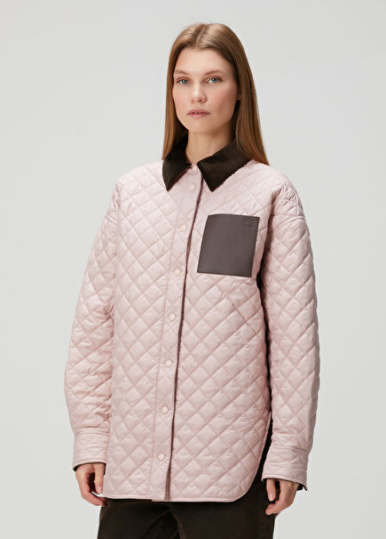 Pink Quilted Over Shirt