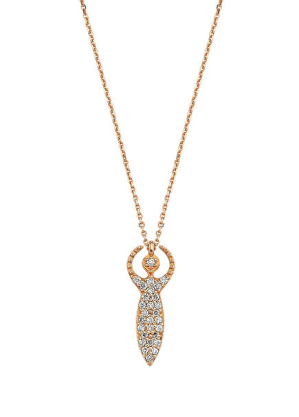 Artemis Diamond Women's Gold Necklace