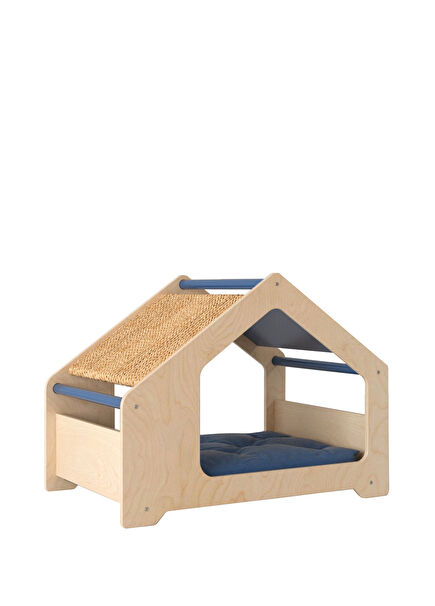 Patty Blue Cat & Dog House