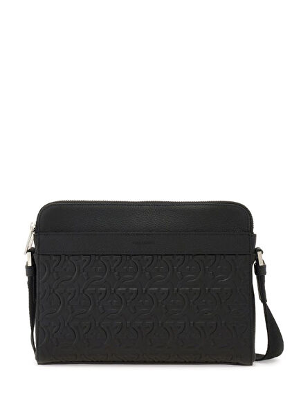 Black Men's Leather Bag