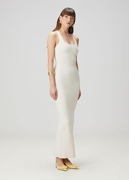 Scala Ecru Maxi Dress
