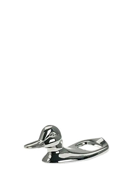 Gümüş Kaplama Ördek Formlu Şişe Açacağı