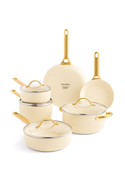 Padova Cream Adonize 10 Parça Tencere Seti