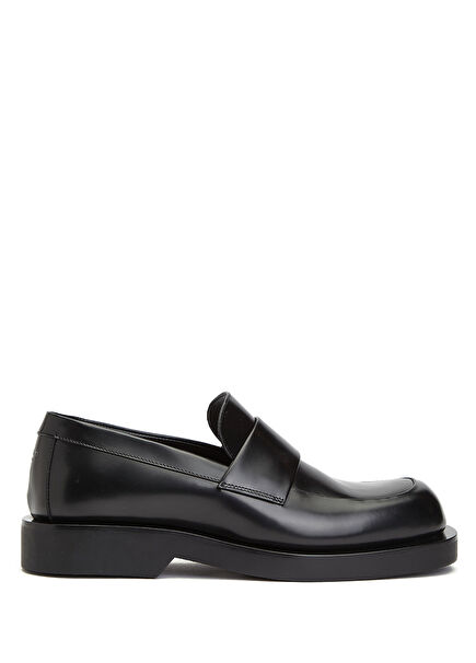 Buff Siyah Erkek Deri Loafer