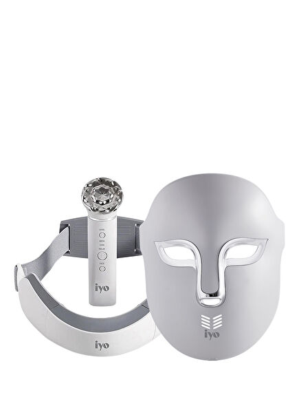 LED Light Face Mask+Face & Neck Collagen Booster Cilt Temizleme Cihazı