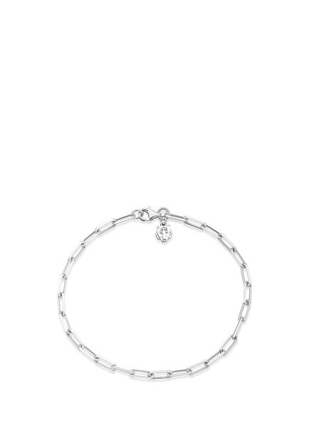 Tiger Charm 925 Sterling Silver Rode Chain Men's Bracelet