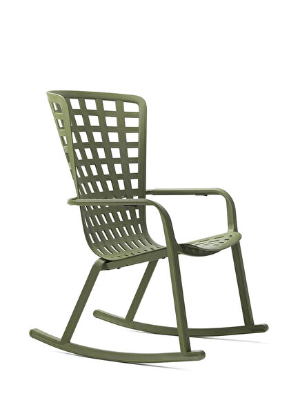 Folio Agave Fiberglass Rocking Chair