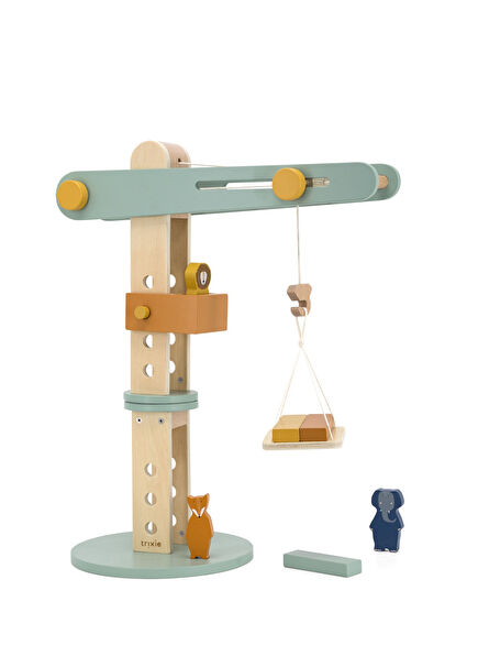 Construction Crane Wooden Toy