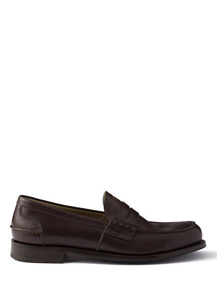 Brown Leather Men's Loafers