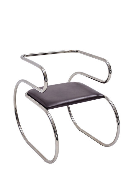 Mea Metal Brown Armchair