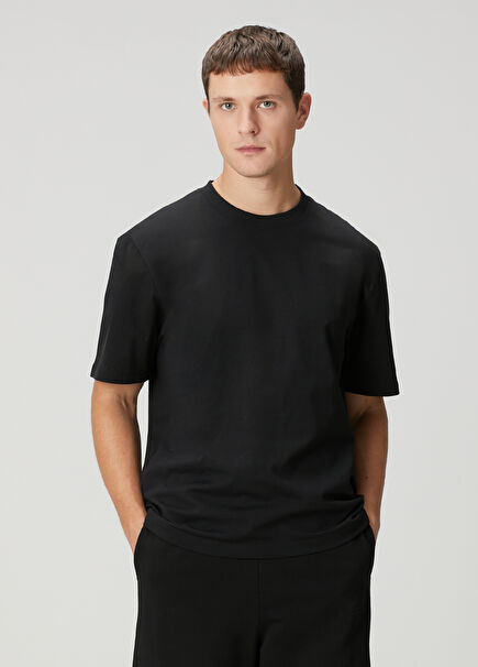 Siyah Heavyweight Jersey T-shirt