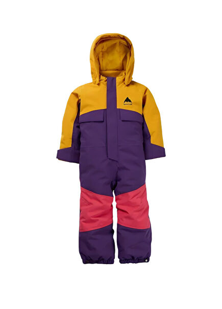 T 2l One Piece Sarı Unisex Çocuk Snowboard Tulumu