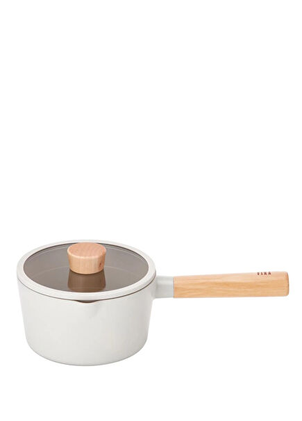Fika Aluminum Cast Iron Milk Pan with Glass Lid 16 cm