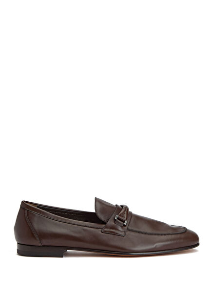 Brown Men's Leather Loafer