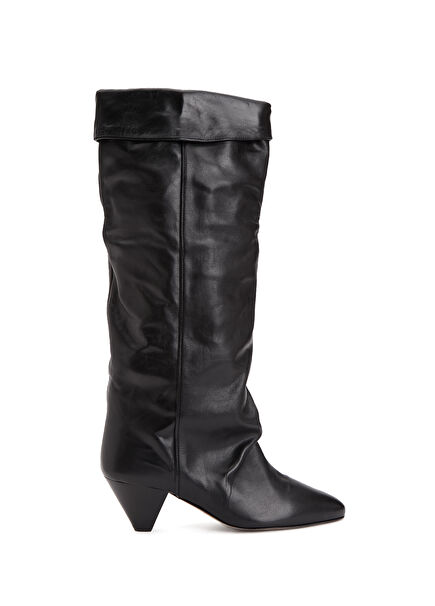 Elita Black Women's Leather Boots