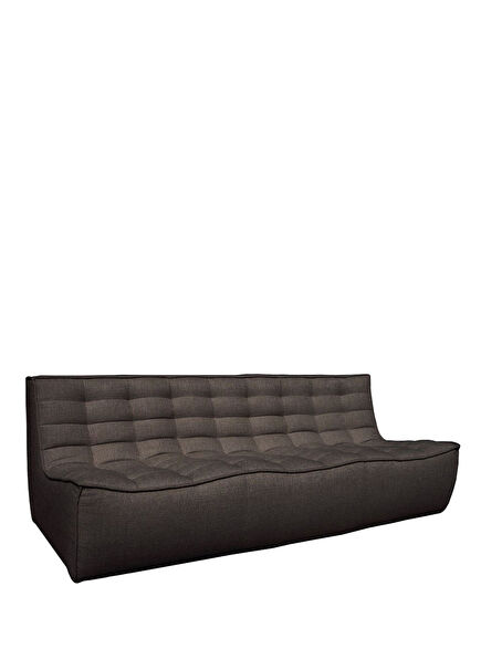 N701 Dark Grey 3-Seater Sofa
