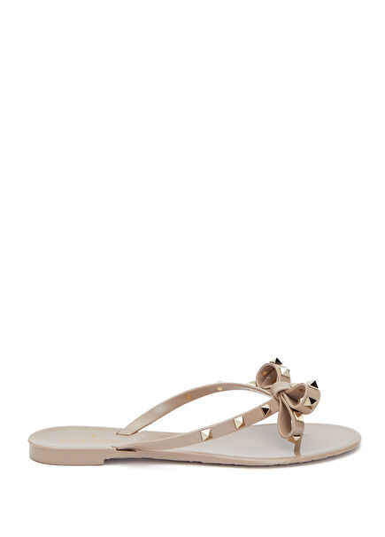 Rockstud Pudra Kadın Plaj Terliği