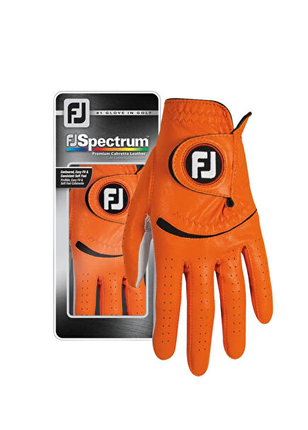 Spectrum Orange Left Hand Men's Golf Gloves 60151