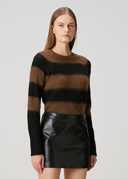 Lou Black Khaki Knitwear
