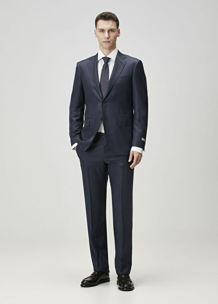 Lacivert Yün Takım Elbise