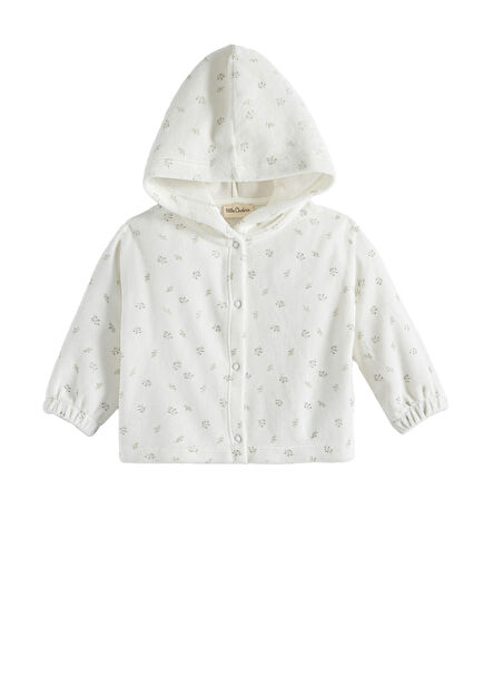 Winterland Ekru Pamuklu Unisex Bebek Çocuk Sweatshirt