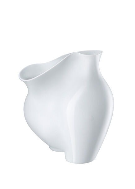 La Chute White Porcelain Vase