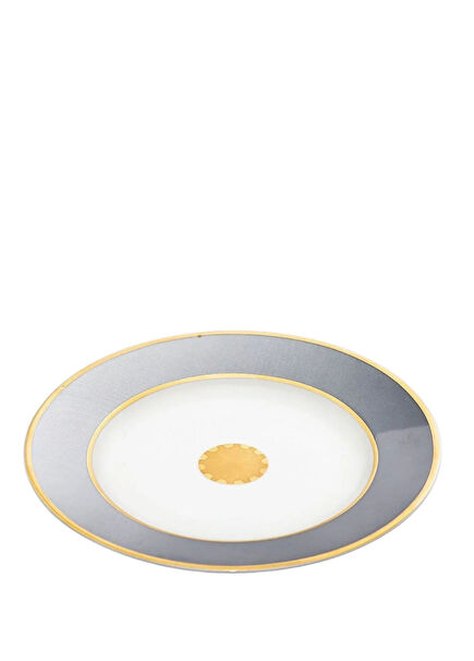 Carousel Buz Mavisi Porselen 6'lı Tatlı Tabağı