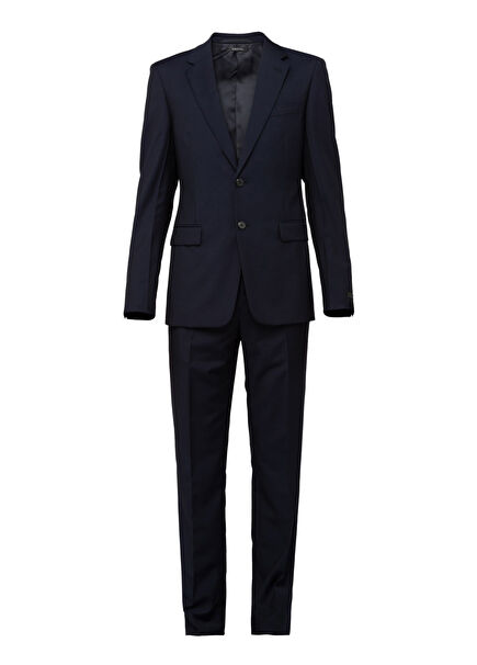 Single Breasted Wool and Cashmere Suit