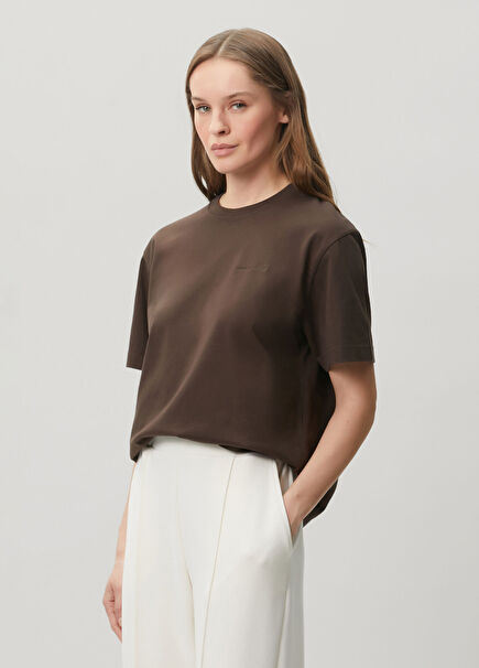 Kahverengi T-shirt