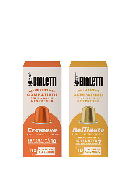 Cremoso Ve Raffinato Nespresso Uyumlu 20'li Kapsül Kahve