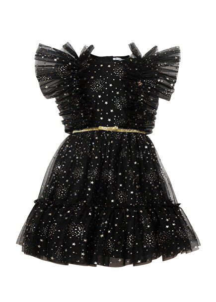 Chicca Siyah Kız Çocuk Elbise