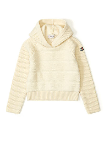 Off White Wool Sweatshirt