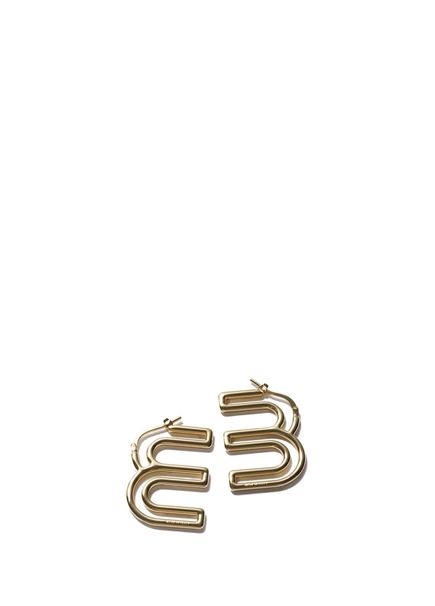 Gold Color Metal Women's Earrings
