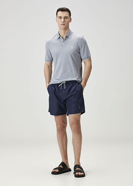 Lacivert Beli Kordonlu Mayo