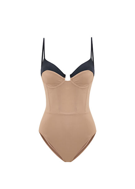 Auresea Mocha Women's Underwire Swimsuit