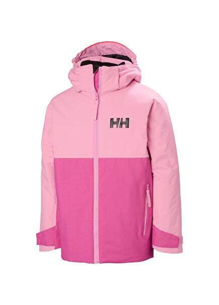 JR Traverse Pembe Kapüşonlu Unisex Çocuk Mont