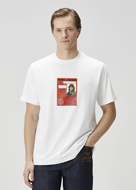 White Printed T-Shirt